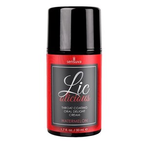 Гель для мінету Sensuva Lic-o-licious Watermelon (50 мл), оліїстий, без цукру в Києві от компании Elektromax