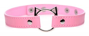 Чокер Master Series Kinky Kitty Ring Slim Choker - Pink в Києві от компании Elektromax