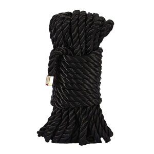 Розкішна мотузка для Шибарі Zalo Bondage Rope Black в Києві от компании Elektromax