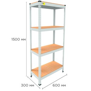 Металевий стелаж MRL-1500 ( 600x300) білий в Києві от компании Elektromax