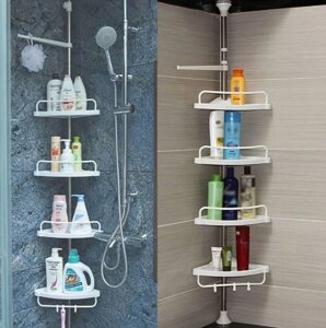 Кутова полиця для ванної кімнати Multi Corner Shelf Стійка Стелаж