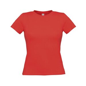 Жіноча футболка з коротким рукавом B&C Women-Only (червоний, XL)