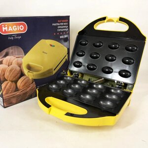 Вафельниця-Горішниця MAGIO МG-391, 750 Вт, якісна побутова вафельниця, електровафельниця в Києві від компанії Elektromax