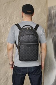 Рюкзак Louis Vuitton чорний з сірими лого в Києві от компании Elektromax