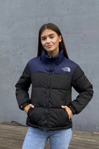 Куртка демісезонна The North Face з рефлективним логотип чорна з синім в Києві от компании Elektromax