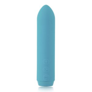 Мінівібратор Je Joue - Classic Bullet Vibrator Teal з глибокою вібрацією і фіксацією на палець в Києві от компании Elektromax