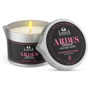Ароматна масажна свічка Luxuria Ardes Massage Candle Strawberry Grapes в Києві от компании Elektromax