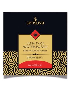 Пробник Sensuva - Ultra–Thick Water-Based Strawberry (6 мл ) в Києві от компании Elektromax