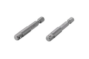 Перехідник Intertool-Storm - Hex 1/4" x квадрат 1/4" x 50мм (2шт)