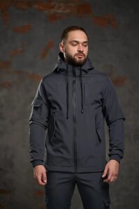 Куртка Softshell "Intruder" сіра в Києві от компании Elektromax