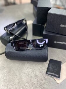 Окуляри чорні Chrome Hearts g218