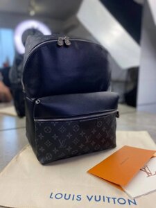 Рюкзак Louis Vuitton чорний із комбінованими стилями "Taiga" та "Monogram" c311 в Києві от компании Elektromax