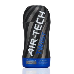 Мастурбатор Tenga Air-Tech Twist Ripple Blue зі змінною тугістю обхвату, ефект глибокого мінету в Києві от компании Elektromax