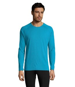 Лонгслів спортивний чоловічий SOL'S Sporty LSL men (морський, 2XL) в Києві от компании Elektromax