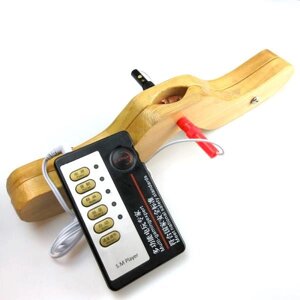 Electro-sex wooden penis / scrotum clamp - S в Києві от компании Elektromax