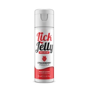Оральний лубрикант Intimateline Lick Jelly Strawberry Lubricant, 50мол