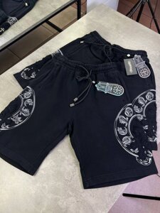 Трикотажні шорти Chrome Hearts чорні sh143 в Києві от компании Elektromax