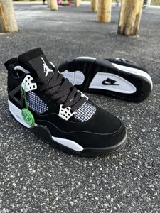 Кросівки Nike SB Air Jordan Retro 4 (black / white)