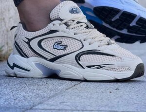 Кросівки літо Lacoste матеріал сітка/шкіра колір бежевий в Києві від компанії Elektromax