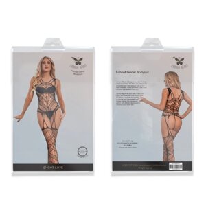 Жіночий комбінезон Fishnet Garter Bodysuit Black в Києві от компании Elektromax