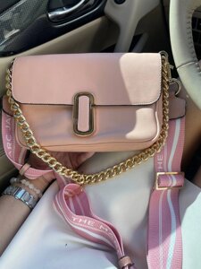 Жіноча сумка Marc Jacobs The J Marc Shoulder Bag пудра DN099