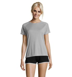 Футболка спортивна жіноча SOL'S Sporty women (сірий, XL)