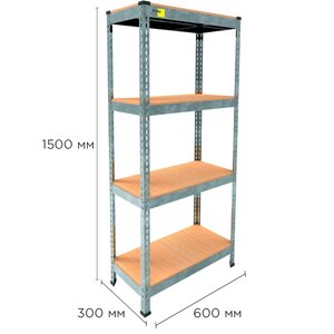 Металевий стелаж MRL-1500 ( 600x300) оцинкований в Києві от компании Elektromax