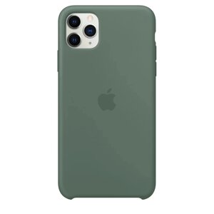 Силіконова накладка - Silicone case Apple iPhone 11 Pro Max Green - Зелений