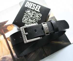 Чоловічий ремінь Diesel leather black в Києві от компании Elektromax