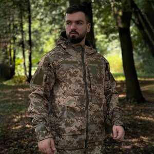 Куртка зимова SoftShell Omni-Heat RIZEN піксель 01648