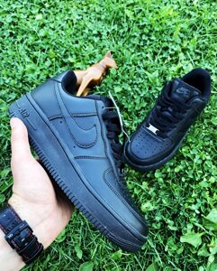 Кросівки Nike Air Forse Black leather