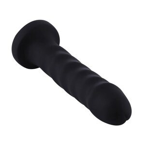 Силіконовий фалоімітатор для секс-машин Hismith 7.1″ Anal Dildo Black, система KlicLok в Києві от компании Elektromax