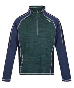 Кофта чоловіча флісова Regatta Hepley Fleece Pacific Green/Admiral (RMA494-L6K)