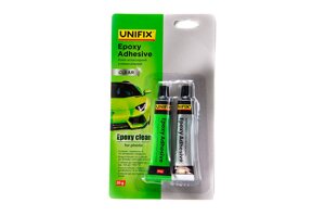 Клей епоксидний для пластику Unifix - 20г прозорий тюбик 1 шт.