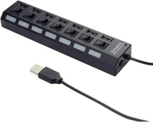 USB хаб Combi концентратор на 7 портів з підсвічуванням в Києві от компании Elektromax