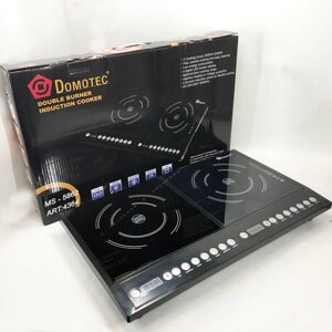 Плита індукційна настільна Domotec MS-5862 4000 Вт Електричні плити настільні двокомфоркові в Києві від компанії Elektromax