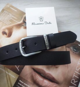 Чоловічий ремінь Massimo Dutti  black в Києві от компании Elektromax