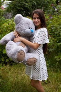Плюшевий ведмідь "Гриша" Сірий 100 см в Києві от компании Elektromax