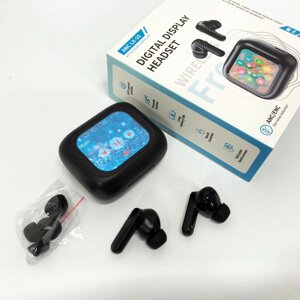 Бездротові навушники LX-10 TWS Earbuds з LED дисплеєм Bluetooth бездротові навушники затички. Колір: чорний в Києві от компании Elektromax