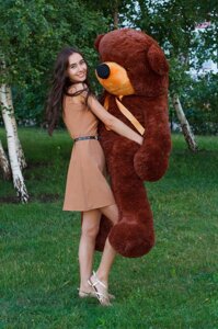 Плюшевий ведмідь "Нестор" Шоколадний 180 см