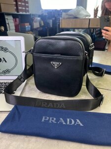 Крос-боді Prada із чорної телячої шкіри c818 в Києві от компании Elektromax