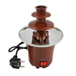 ОЧЕНКА! Шоколадний фонтан мінікомпонентю Mini Chocolate Fondue Fountain (Підбито шийку, немає паковання 2071)