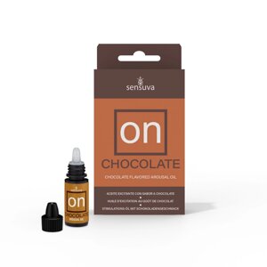 Збуджувальні краплі для клітора Sensuva ON Arousal Oil for Her Chocolate (5 мл) зі смаком шоколаду в Києві от компании Elektromax