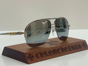 Окуляри Chrome Hearts Rehab з дзеркальними лінзами