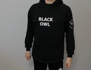 Чоловіча толстовка-кенгуру BlackOwl Black