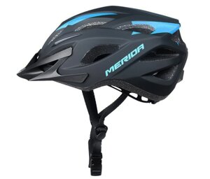 Шолом велосипедний Merida Charger Matt Black/Blue (2277008733) в Києві от компании Elektromax