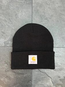 Шапка CARHARTT (лого нашивка) чорна