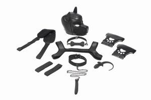 Набір BDSM цуценя Master Series Luxury Pup Arsenal Set - Black в Києві от компании Elektromax