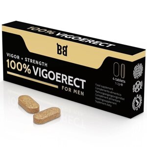 Сила у ліжку для чоловіків 100% Vigoerect Vigor, 4 таблетки в Києві от компании Elektromax