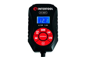 Пристрій зарядний Intertool - 6/12В x 1,5А x 40Ач в Києві от компании Elektromax